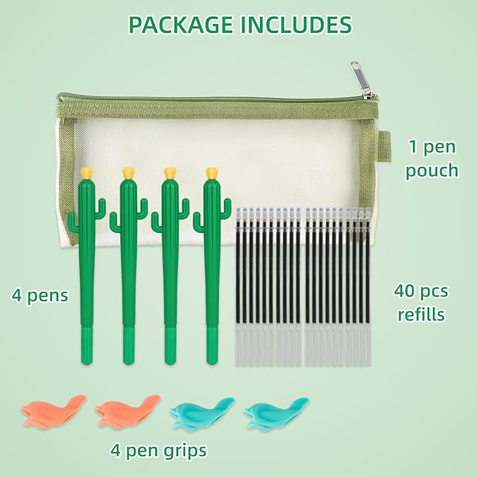 Disappearing Ink Pen, Magic Pens with Grips and Refills, Suitable for Handwriting Practice Book, Reusable Drawing Pen of Invisible Ink, Children's Writing Practice Aid