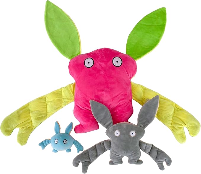 3 Pack Includes: Weighted Stuffed Pillow Animal with Surprise Bumpaloo & Thumper - Soft & Cuddly Plush for Comfort & Sensory Support
