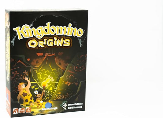 Tabletop Strategy Game, Part of Kingdomino Series, for Kids Teens Adults Family Game Nights, 2 to 4 Players, Ages 8+, Kingdomino Origins by Blue Orange Games