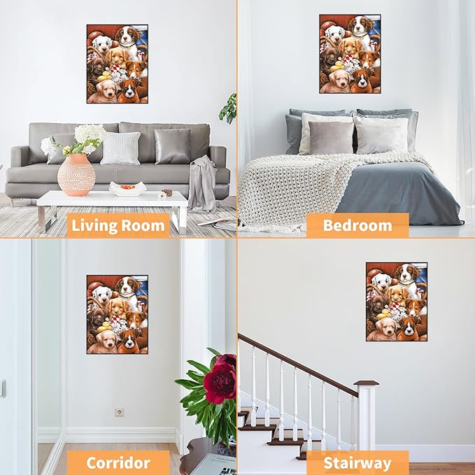 100 Piece Puzzles for Kids Dog 100 Piece Puzzles for Adults, Puppy Group Photo 100 Pieces Puzzle for Kids Ages 4-8, Dogs Selfie Puzzle for Seniors Teens Brain Teaser