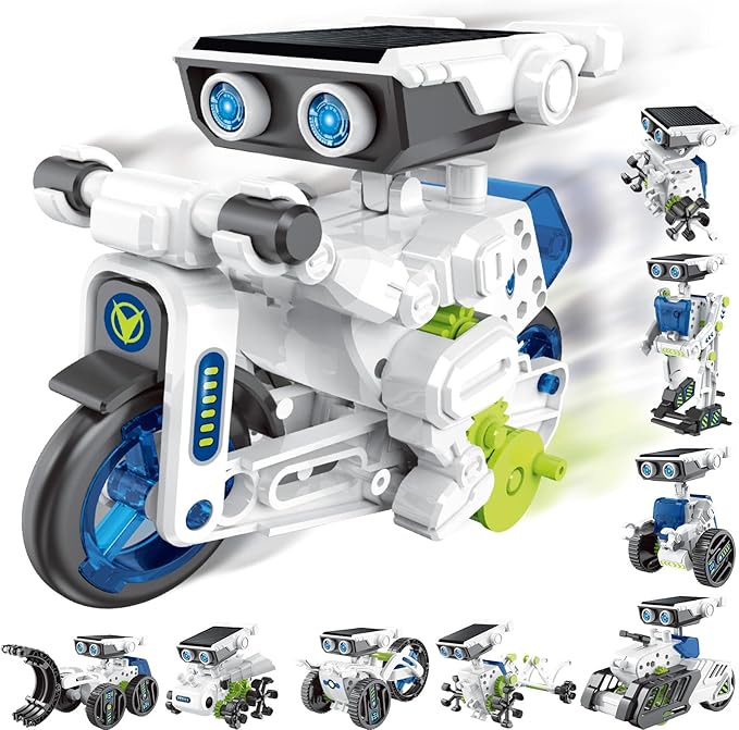 STEM Robot Toys for Kids Ages 8-12, Science Kits for 8-14 Year Old Teen Boys Girls, Experiments Robots Gifts for Teenage Ages 8 9 10 11 12