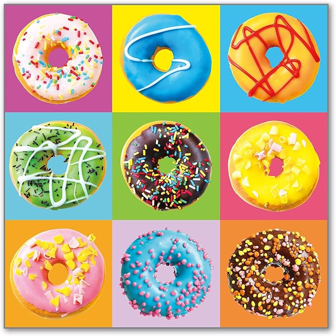 500 Pieces Jigsaw Puzzles for Adults and Teens and Kids Family Happy Gift Colorful Popsicles (T-Doughnuts)