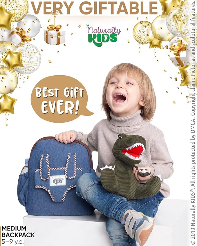 Green Dinosaur Toys for Kids 5-7, Gifts for 5 Year Old Boys, 4 Year Old Boy Birthday Gift, Toddler Dinosaur Backpack