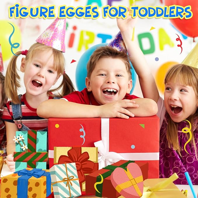 LOOIKOOS Matching Eggs for Toddlers-12PCS Preschool Educational Learning Color & Number Recognition Sorting Skills,Easter Gifts Basket Stuffers