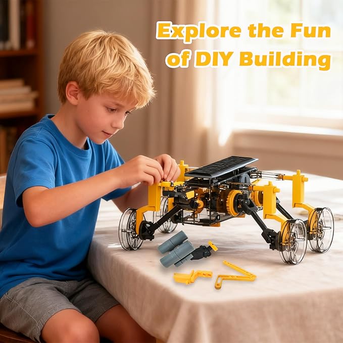 STEM 25-in-1 Education Solar Power Toys for Boys Age 8-12, Science Kits Robots Toys for Ages 8-13, Building Toys Robotics Experiment Set Birthday Gifts for Kids 8 9 10 11 12 13 14Years Old