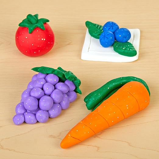 Colorations Wheat & Gluten Free Glitter Dough - 6 Colors (2 oz Each) | Non-Toxic, Play Dough, Bulk Set, Sensory Kit, Party Favors, Classroom Pack
