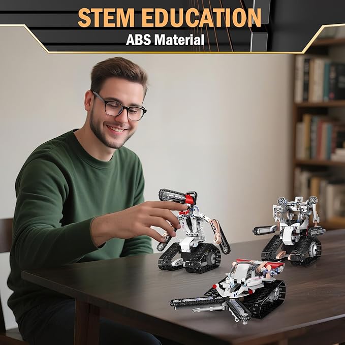 5 in 1 STEM Robot Building Kit, Coding Robotic Technic Toys with APP & Remote Control for Kids Age 8-12, 429 PCS Educational Birthday Gift for 10-16 Year Boys & Girls