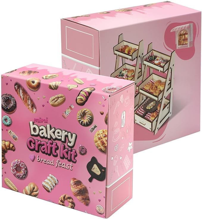 iLAND Air Dry Clay Crafts for Girls 8-12 Cute Arts and Crafts for Kids Fun Kid Activities on Lovely Modeling Clay Kit DIY Crafting for Teens Birthday Gifts for Girls 10-12 13 Christmas Gifts Creative