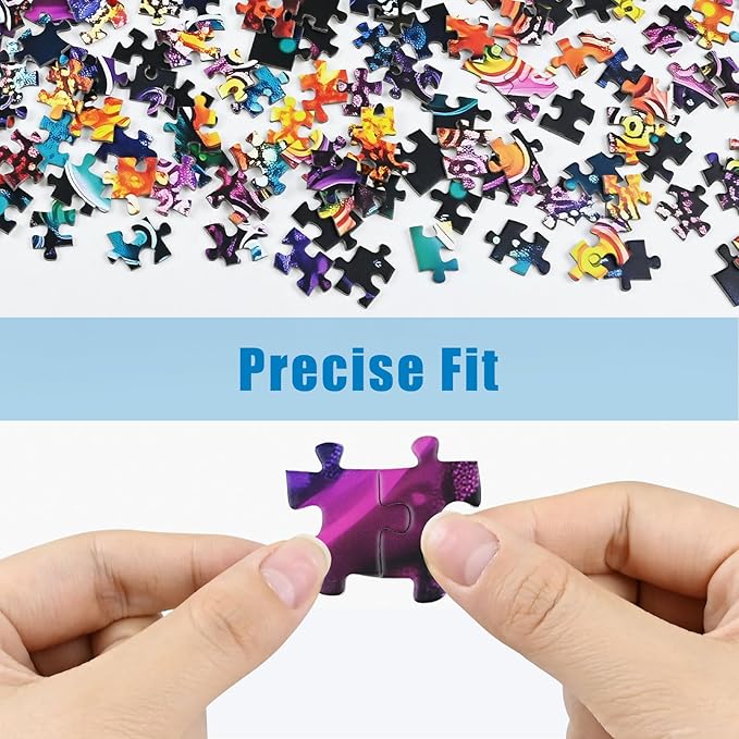 1000 Piece Landscape Puzzle for Adults, Adult Jigsaw Puzzles 1000 Pieces – European Town Art Puzzle for Stress Relief, Framable & Family Bonding (20"x28")