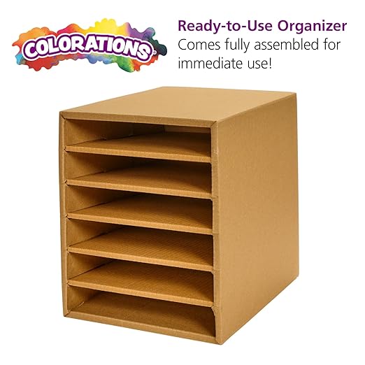 Colorations Lightweight Construction with Organizer - 1200 Sheets - 9" x 12", Assorted Colors, Bulk Arts and Crafts Supplies, Classroom Must Haves