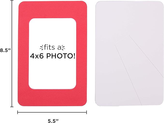 Horizon Group USA DIY Foam Picture Frame Craft Kit, 12-Pack of 4x6-Inch Colorful Picture Frames with 500+ Punch Out Stickers & Easels, Back to School Arts & Craft Activity, Perfect for Projects