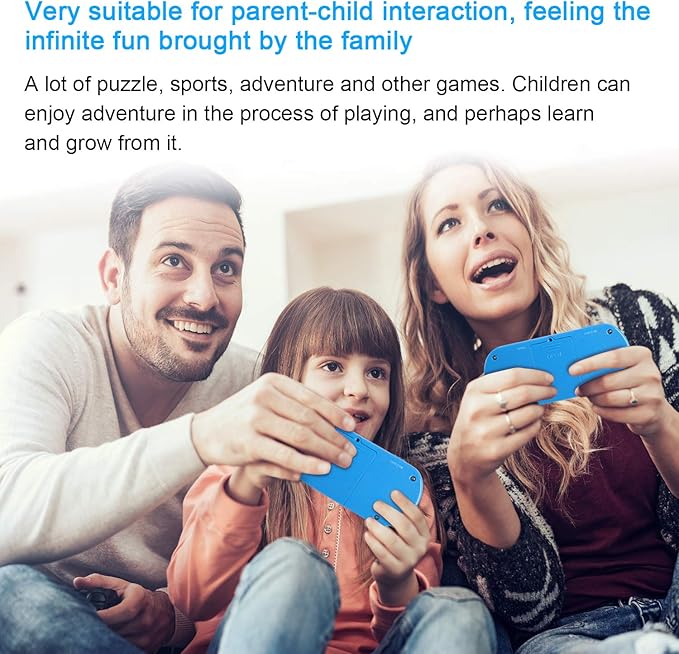 Handheld Game Player for Kids Adults, RS16 Portable Classic Game Controller Built-in 260 Game 2.5 inch LCD Retro Arcade Video Game System Children's Birthday Gift-Blue