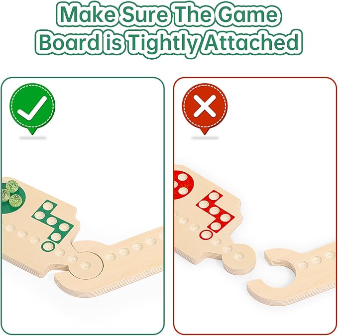 Jokers and Marbles Board Game, Wooden Marble Game for 2-6 Players, Portable Jokers Game with 30 Marbles 3 Decks of Cards 2 Storage Bags for Family Game Night and Holiday Party