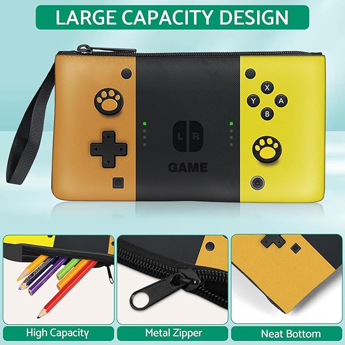 Kids Backpack For Boys,Gamer Boys Backpack For Children Teens Elementary Middle School, 17″ Students Bookbag