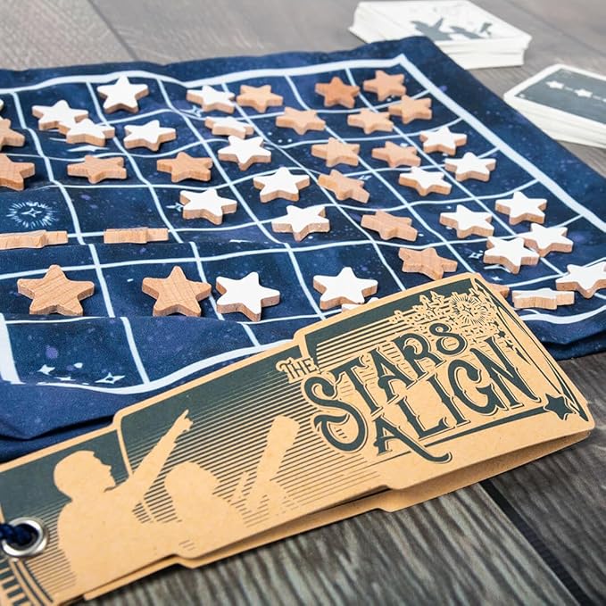 Breaking Games The Stars Align – Constellation Strategy Game for Kids Ages 6+ – 2-4 Player Board Game with Shooting Star Challenge – Travel-Friendly Award-Winning Family Game