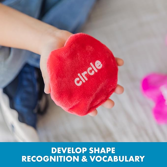 Educational Insights Shapes Bean Bags - Toddler Learning Toys, Learn Shapes and Colors, Shape Sorting Toys for Toddlers, Preschool Classroom Must Haves, Tactile Manipulatives for Kids Ages 3+