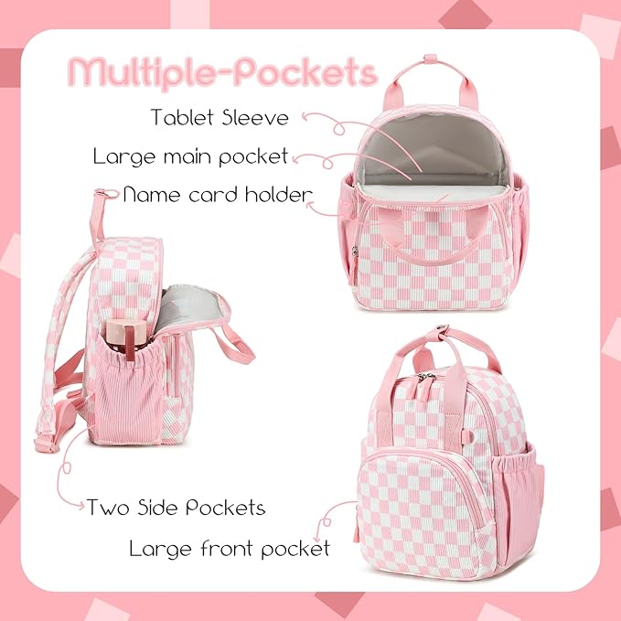 Bluboon Toddler Backpack for Girls Boys 2-4 Cute 12" Preschool Kindergarten Backpacks Kids Daycare Bags School Travel