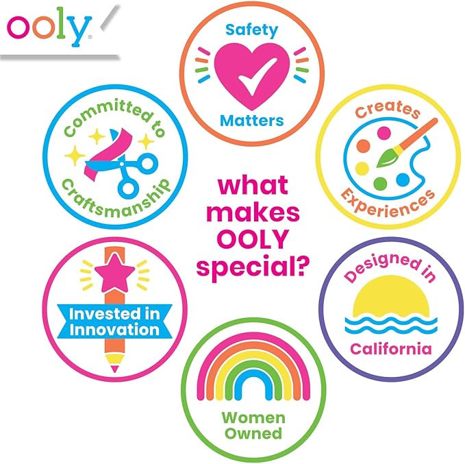 Ooly Shrink-Its 28 PC DIY Shrinking Art Kit That Creates Charms and Tags, Includes 20 Plastic Pre Cut Charms and More No Mess Art for Kids, DIY Gifts for Kids, Ideal Party Favor - Garden PALS