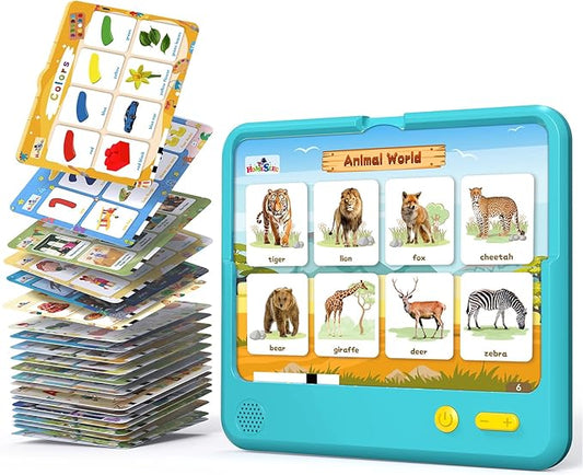 Astro Pad, Toddler Interactive Learning Toys Ages 3 4 5 6, Kids Speech Therapy Educational Tablet Includes Sight Words, Nursery Rhymes, Stories, Perfect Christmas,Birthday Gift for Boys Girls