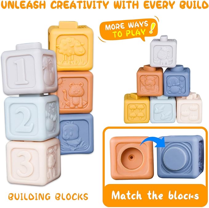 Activity Toy - Sensory Activities for Toddlers and Kids, Baby Toys 6 -18 Months,Montessori Toys for Babies 1-2 Years Old,Children's Development Toy Set