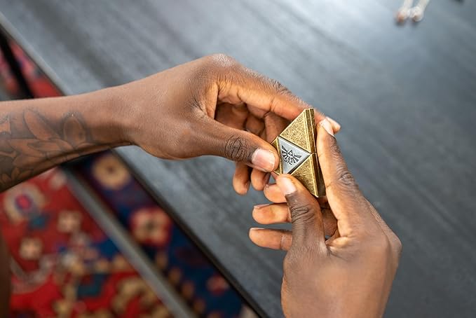 BePuzzled, Legend of Zelda Triforce Hanayama Cast Brain Teaser Mensa Rated Level 5, for Ages 12 and Up