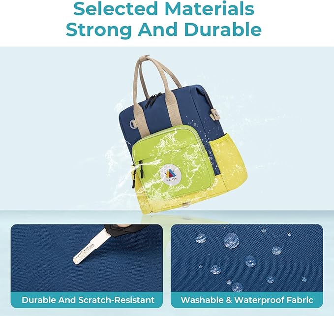 CLUCI Toddler Backpack For Boys, Toddler School Backpack For School & Travel, Small Kids Child Backpacks, Preschool Kindergarten Elementary Diaper bag Daycare Backpack For Kids 2-4(No Velcro)