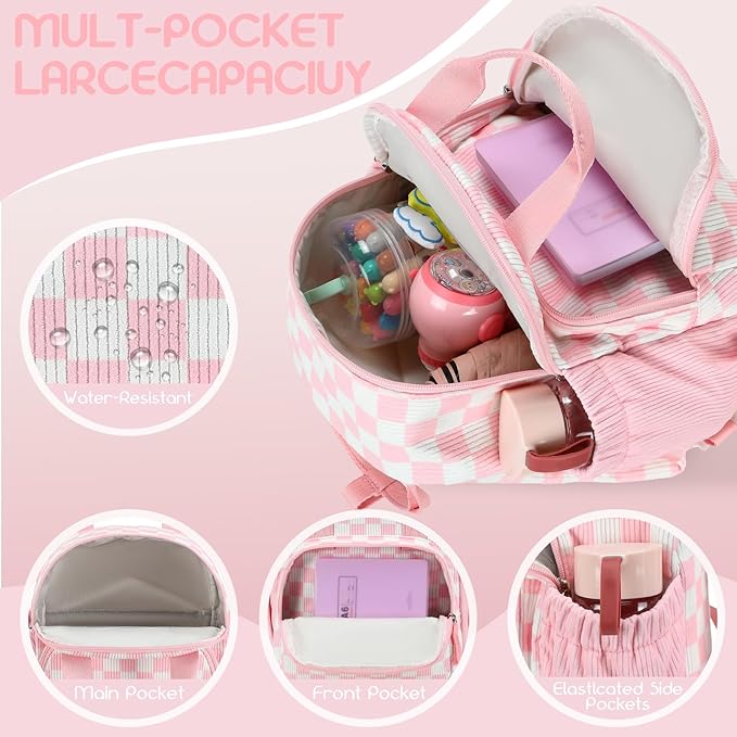 Bluboon Toddler Backpack for Girls Boys 2-4 Cute 12" Preschool Kindergarten Backpacks Kids Daycare Bags School Travel