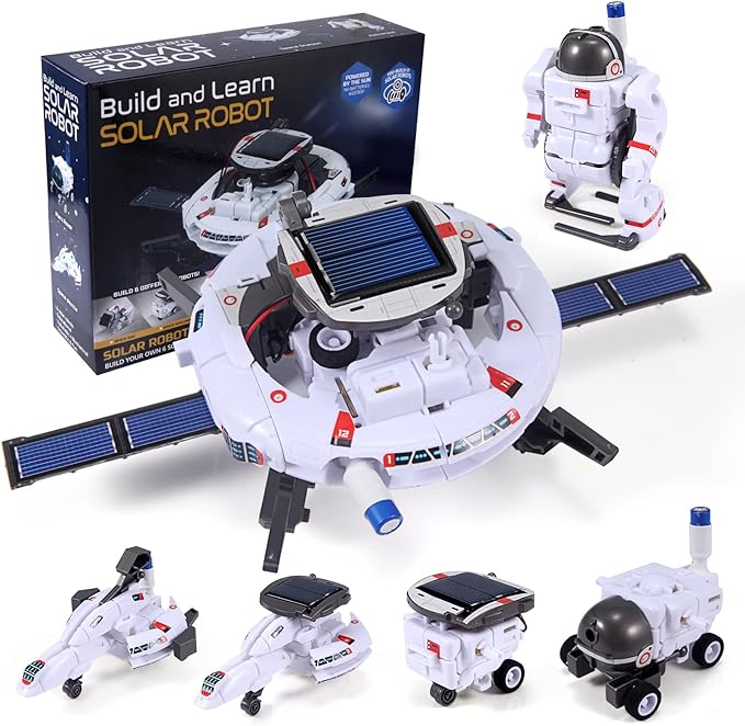 STEM Toys for Kids Ages 8-12, Solar Robot Science Kits Gifts for 8-14 Year Old Teen Boys Girls, 120Pcs Building Experiments for Teenage Ages 9 10 11 13