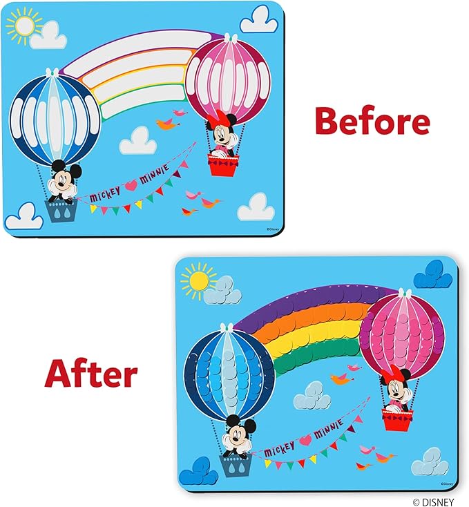 Skillmatics Dot It Sticker Art - Disney Mickey & Friends, Mess-Free Fun for Kids, 500+ Stickers, Craft Kits, DIY Scrapbooking Activity, Travel Toys, Gifts for Boys & Girls Ages 3, 4, 5, 6, 7