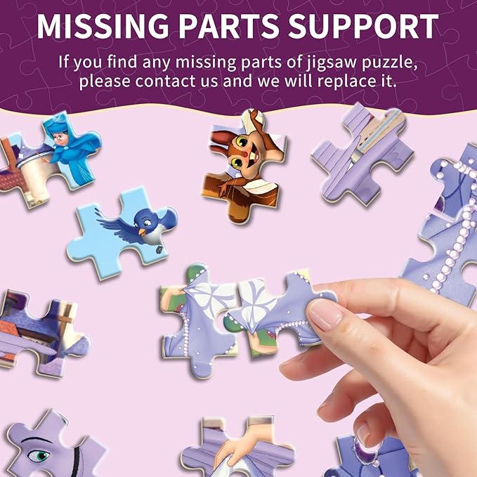 Puzzles for Kids Ages 4-6, 60 Piece Jigsaw Puzzles in Metal Box, Educational Learning Toys for Boys and Girls, Premium Puzzle Games, Kids Puzzle Gift