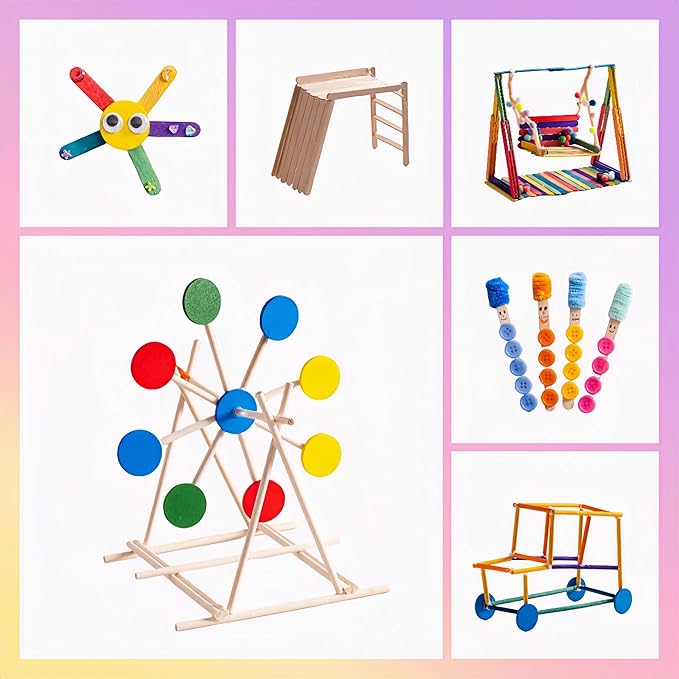 ROBOTIME Ultimate Craft Kit for Kids Ages 8-12 | Largest Pack | 1600+ Pieces Deluxe Arts and Crafts Supplies | Screen-Free Activities for Kids | Gift Ideas for Girls & Boys