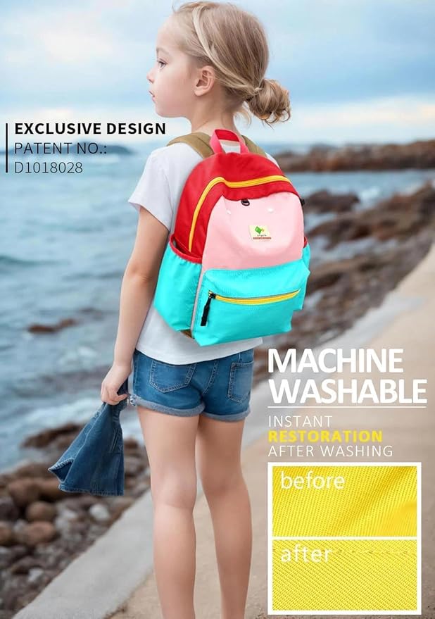 Kids' Backpacks for Girls & Boys - Kindergarten to Elementary School, Bookbag for School & Travel, Small Child Toddler Backpack, 15" H, Ages 6-9