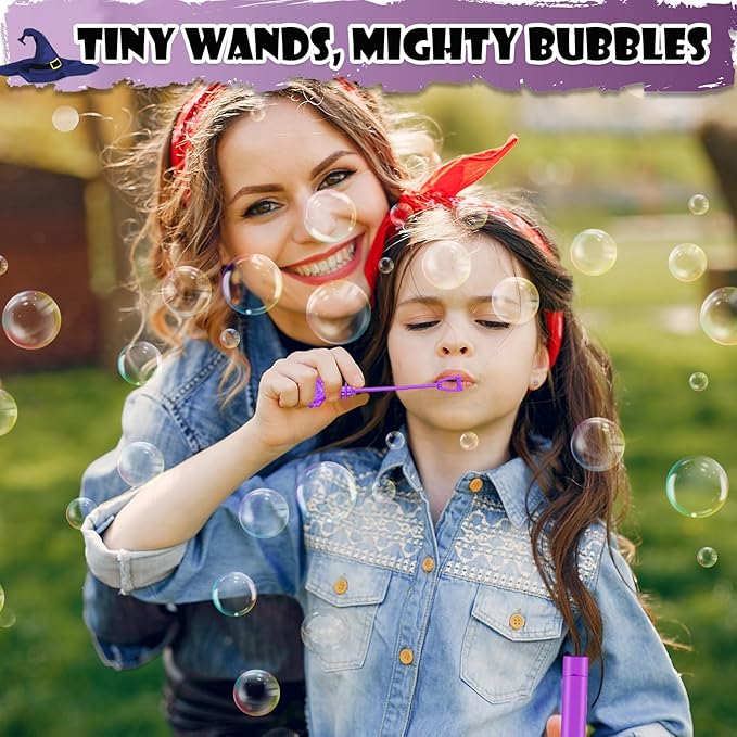 Bulk Halloween Trick or Treat Toys for Toddlers 300 PCS, Halloween Mini Bubbles Birthday Party Favors Bulk for Kids, Preschool Bucket Basket Goodie Gift Bag Pinata Stuffer Fillers Ideas for Boys Girls