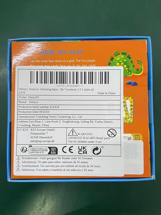 Memory Matching Game, 72 PCS Dinosaurs Matching Cards for Toddlers 36 Pairs Memory Cards Educational Toys for Preschool 4 5 6 Years Old