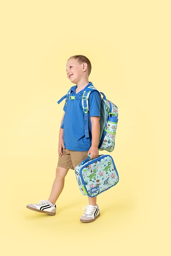 Simple Modern Medium Disney Pixar Toddler Backpack for School Girls and Boys | Kindergarten Elementary Kids Backpack | Fletcher Collection | Kids - 15" tall | Pixar Mashup on Blue