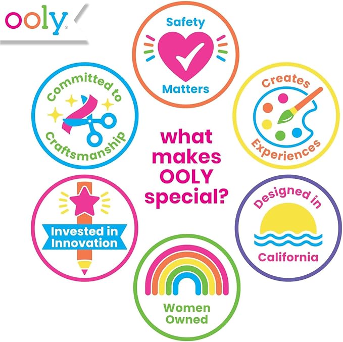 Ooly Shrink-Its 28 PC DIY Shrinking Art Kit That Creates Charms and Tags, Includes 20 Plastic Pre Cut Charms and More, No Mess Art for Kids, DIY Gifts for Kids, Ideal Party Favor - Fun Friends