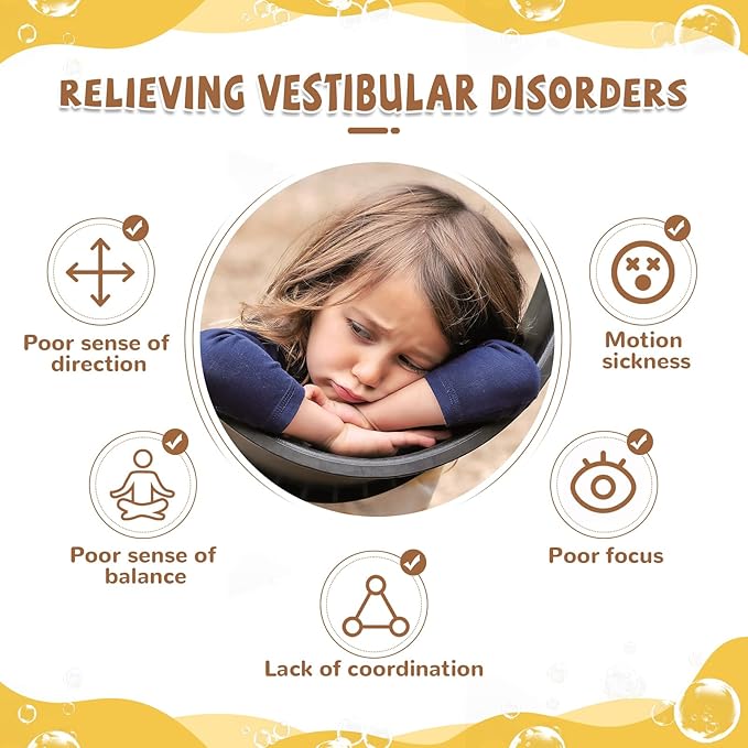 Zhenx Spinning Chair for Autistic Kids, Fish Shape Kids Sensory Swivel Chair, Sensory Spinner Seat for Toddlers with Autism & ADHD Children, Sit and Spin Training Body Coordination (Orange)