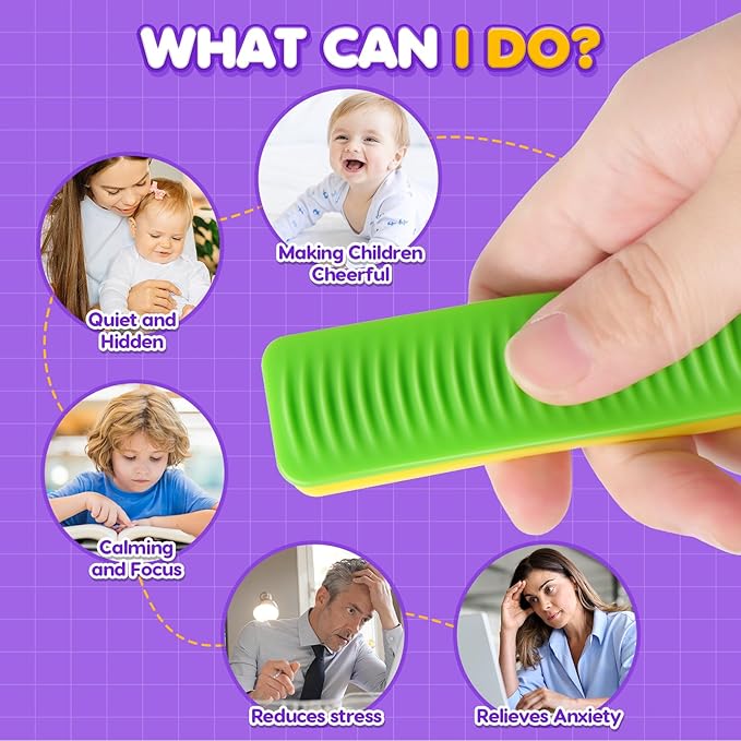 Sensory Fidget Toys Kids Adults: 24 Pack Textured Suction Toys for Autism Kids Calming - Sensory Stickers for Anxiety Relief - Fidget Strips for Classroom Desk - Travel Toys Road Trip Essential
