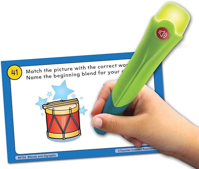 Teacher Created Resources Power Pen Learning Cards: Blends & Digraphs