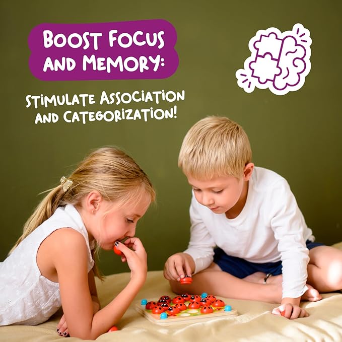 Nene Toys Educational Memory Extension Cards - 24 Extra Themed Patterns โ Additional Matching Cards with Numbers, Letters, Animals, Body Parts Exclusive Size