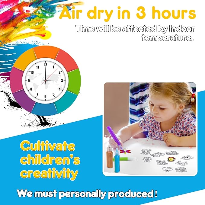 Window Paint Art, 36 Suncatchers Double Craft Kit for Kids – Children’s Make Your Own Fun Suncatcher Set Suction Cups DIY Car & Mirror Arts Crafts Children