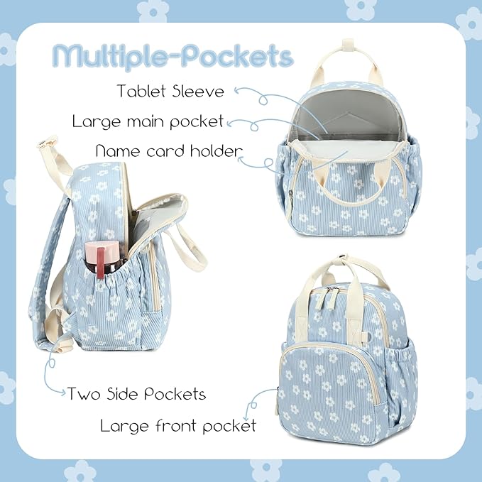 Bluboon Toddler Backpack for Girls Boys 2-4 Cute 12" Preschool Kindergarten Backpacks Kids Daycare Bags School Travel