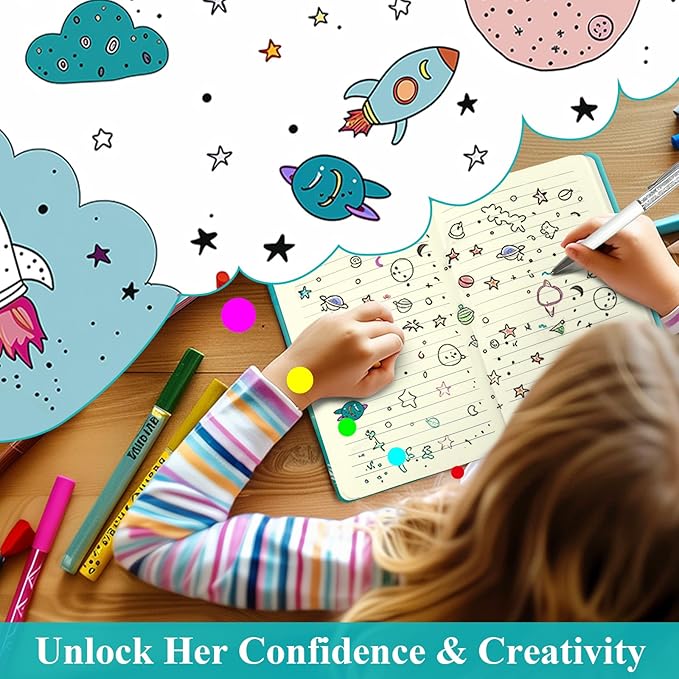 Ladybug Journal for Girls - Birthday Gift for Tween & Kids, Diary w/Pen & Magnetic Closure, 192 Pages Lined Hardcover Notebook, 5.3"x7.5"