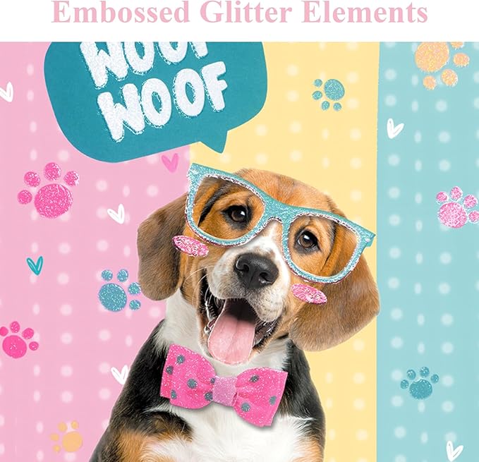 Dog Journal for Girls - Gift for Kids - Diary with Pen & Magnetic Closure, 192 Pages for Writing, 5.3"x7.5" Hardcover Lined Notebook