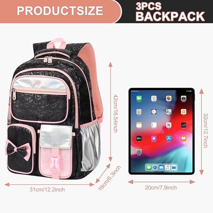 Backpack for Girls Lightweight Kids Backpacks for Middle School Students Book Bag for Elementary Student Teen Girls Toddler Backpack for School