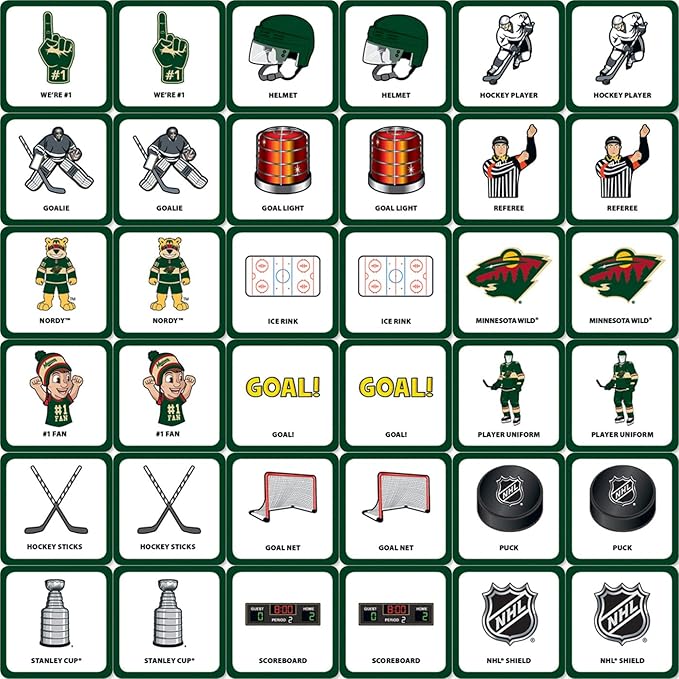Masterpieces NHL unisex Matching Game