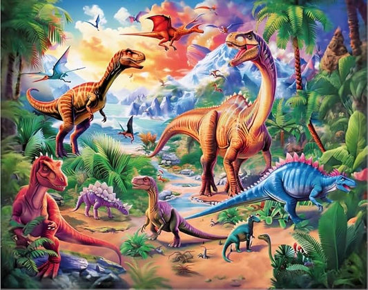 100 Pieces Puzzles for Kids Ages 4-10 Year Old Toddler Dinosaurs Jigsaw Puzzle for Ages 4-6 Educational Toys for Children Boys Girls Ages 4-6 6-8 8-10