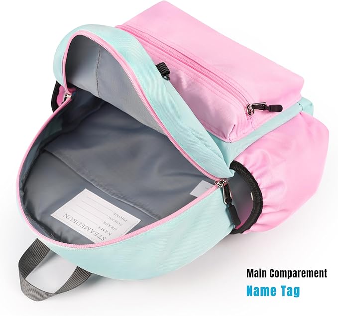 STEAMEDBUN Toddler Backpack for Girls 2-4: Preschool Kindergarten Backpacks - 12 inch Daycare Backpack