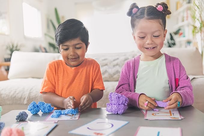 Educational Insights Playfoam Shape & Learn Alphabet Set - Alphabet Learning Toys, Letter Recognition for Preschoolers, Sensory Classroom Must Haves, Sensory Foam Letters, ABC Toys for Ages 3+