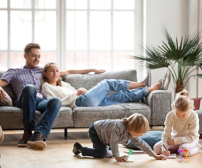 CAILINK Liquid Motion Bubbler - 3 Pack Kids and Adults Sensory Toys - Water Timers Fidget Toys Sensory Play - Colorful Hourglass for Home Office Desk Decor